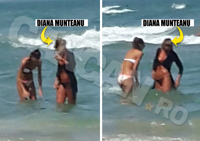 Diana Munteanu şi-a făcut „talentul“ pe plaja milionarilor din Mamaia