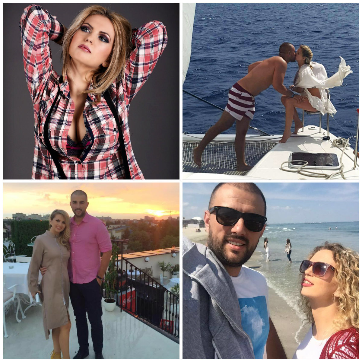 Sandra Neacşu este fericită alături de iubitul ei.