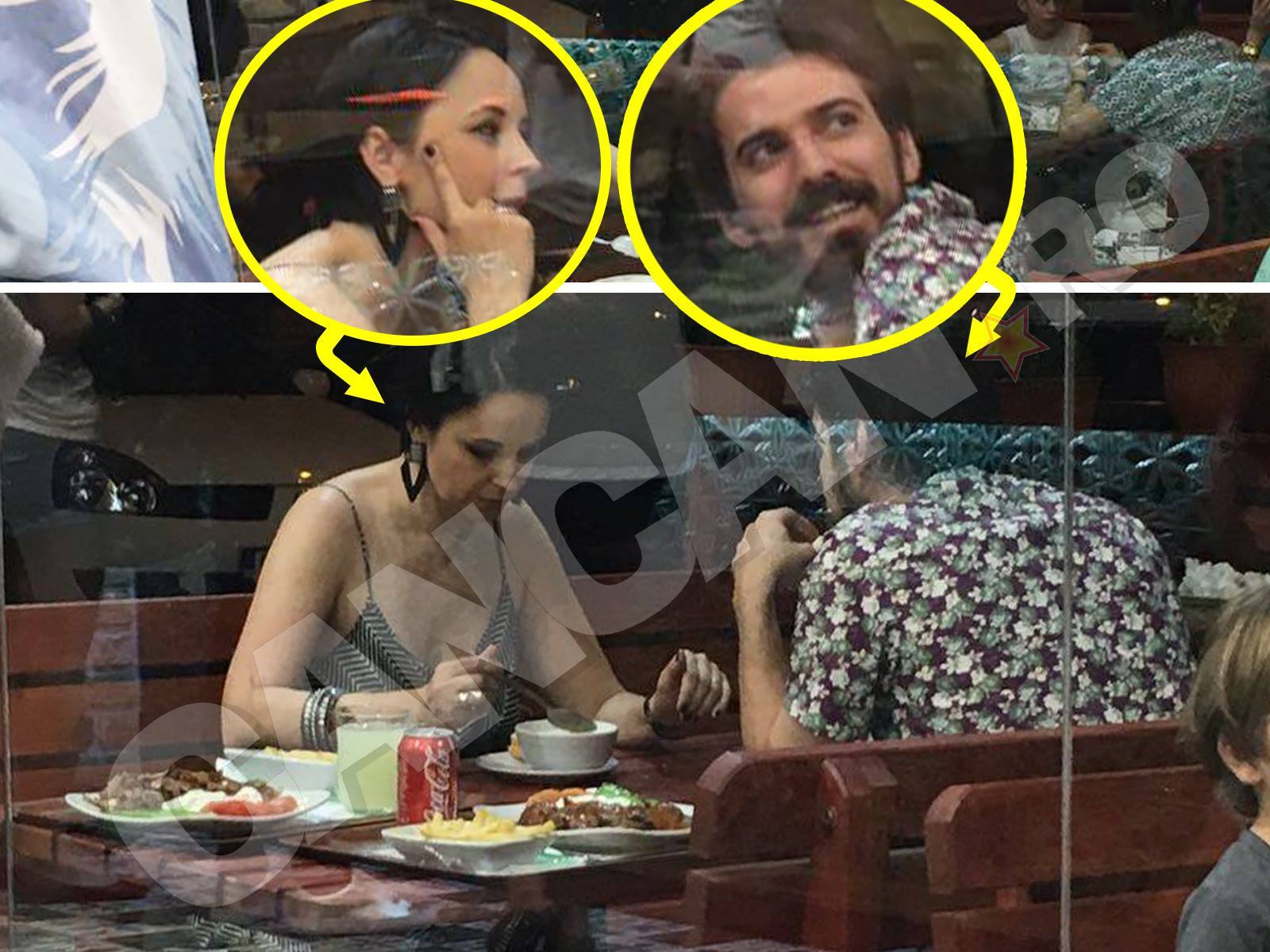 Andreea Marin şi Tuncay Ozturk s-au bucurat de o ieşire romantică la... şaorma!