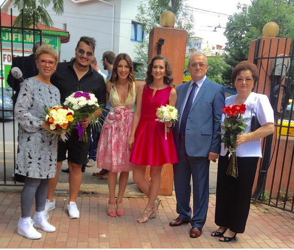 Teo, Bursucul şi Ilinca Vandici au participat la cununia unei prietene