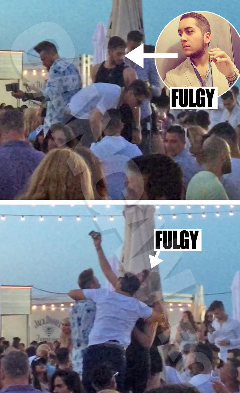 Fulgy s-a distrat în Loft, alături de câţiva prieteni, cu care s-a întâlnit în club