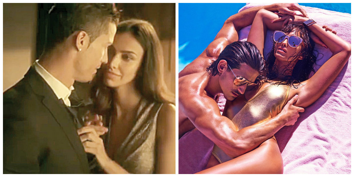 După ce Mădălina Ghenea a apărut alături de Ronaldo, Dragoş s-a pozat cu Irina Shayk.