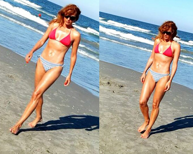 Anca Ţurcaşiu arată senzaţional la 46 de ani.