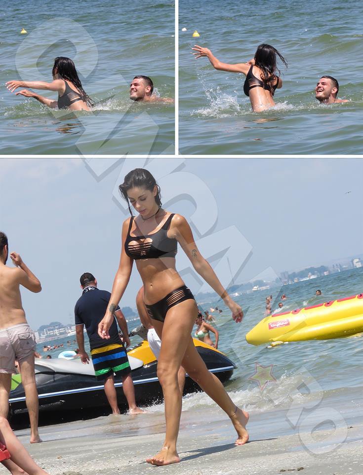 Răzvan Botezatu s-a lăsat purtat de val, iarăşi, doar că de această dată a luat-o la pipăit pe Natalia Mateuţ, o altă colegă de la Antenă