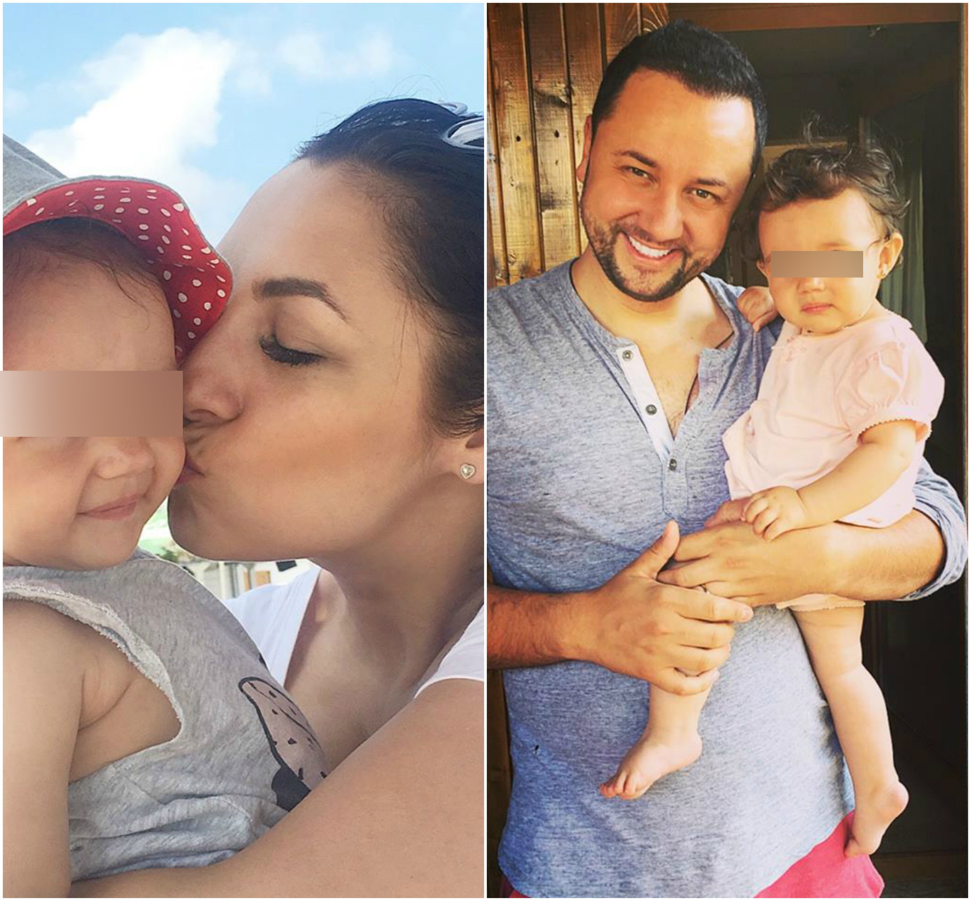 Cei doi sunt extrem de fericiţi pentru că fetiţa lor împlineşte un an.