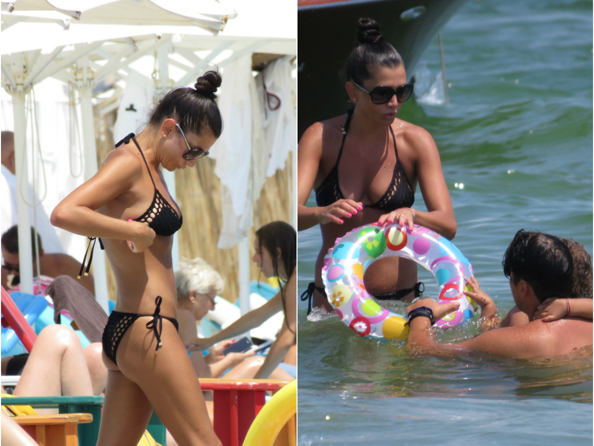 De când a venit vara, EBA merge aproape weekend de weekend la mare, cu familia