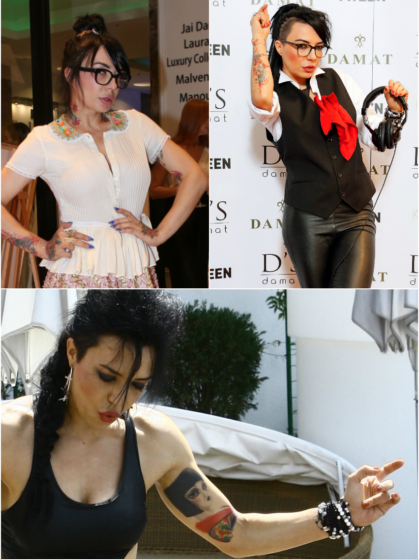 DJ Wanda are exact paisprezece tatuaje