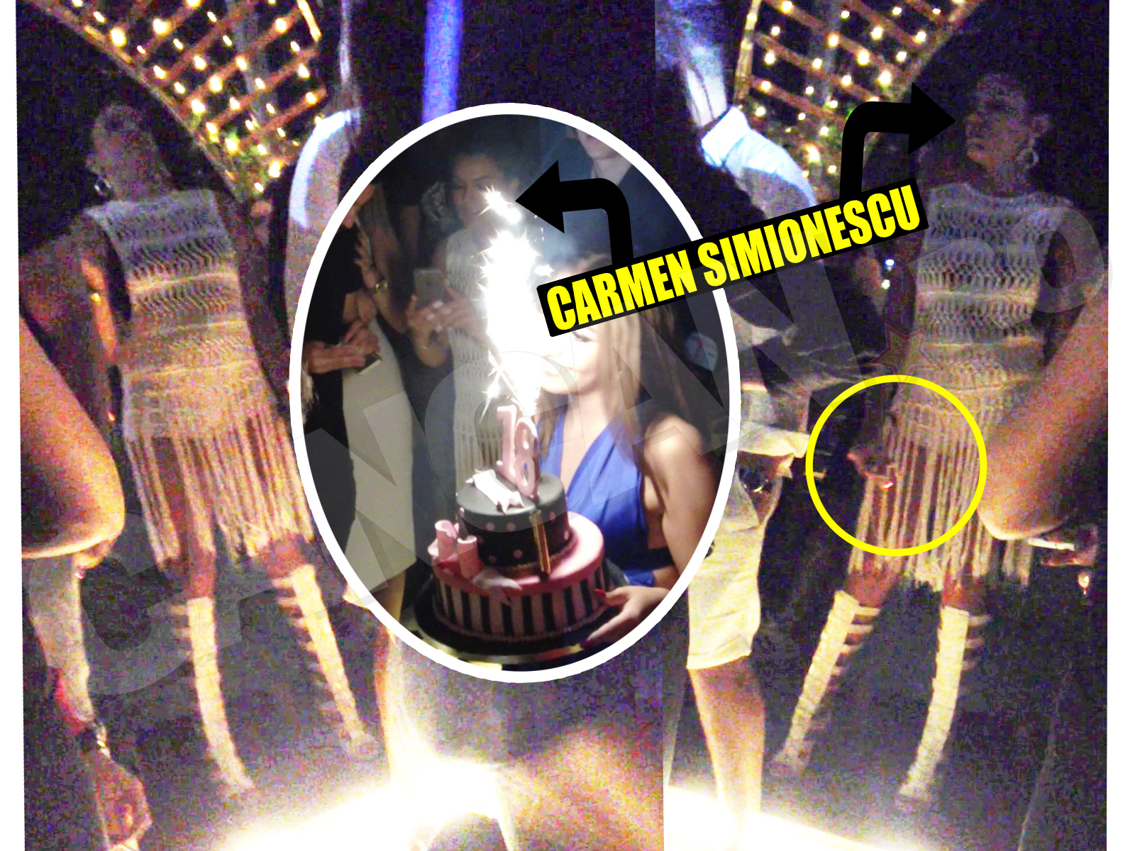 Carmen Simionescu a fumat pe ascuns, la o petrecere la care fusese invitată