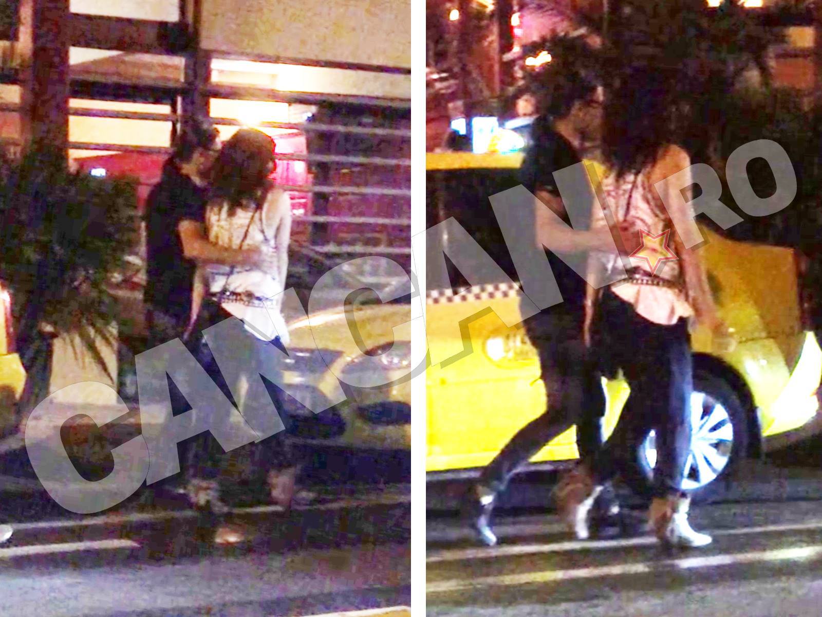 Winnetou a fost foarte protector cu iubita sa, probabil de vină fiind şi noaptea fierbinte petrecută de cei doi în apartamentul actriţei.