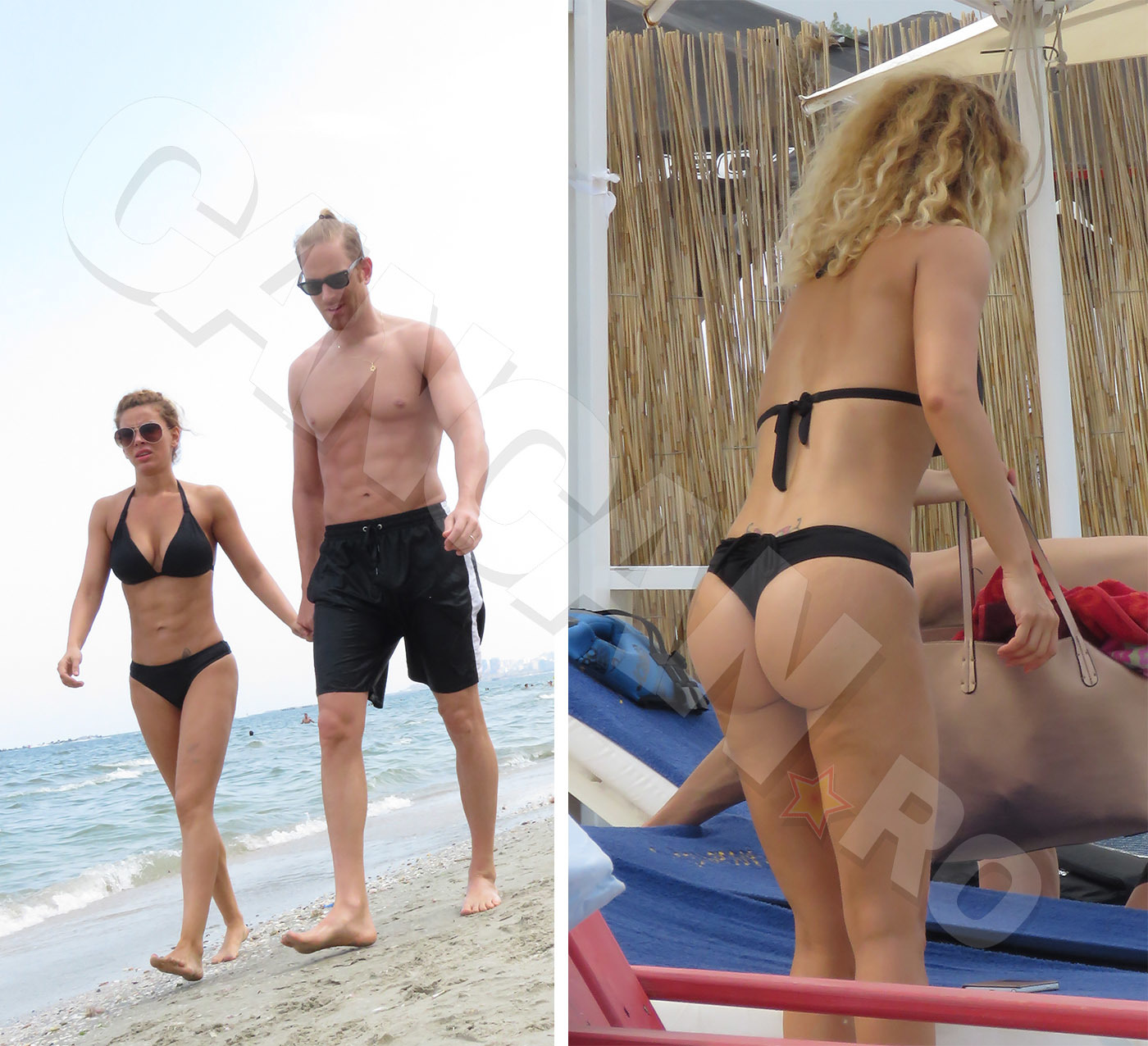 Alina Laufer a atras toate privirile pe o plajă din Mamaia