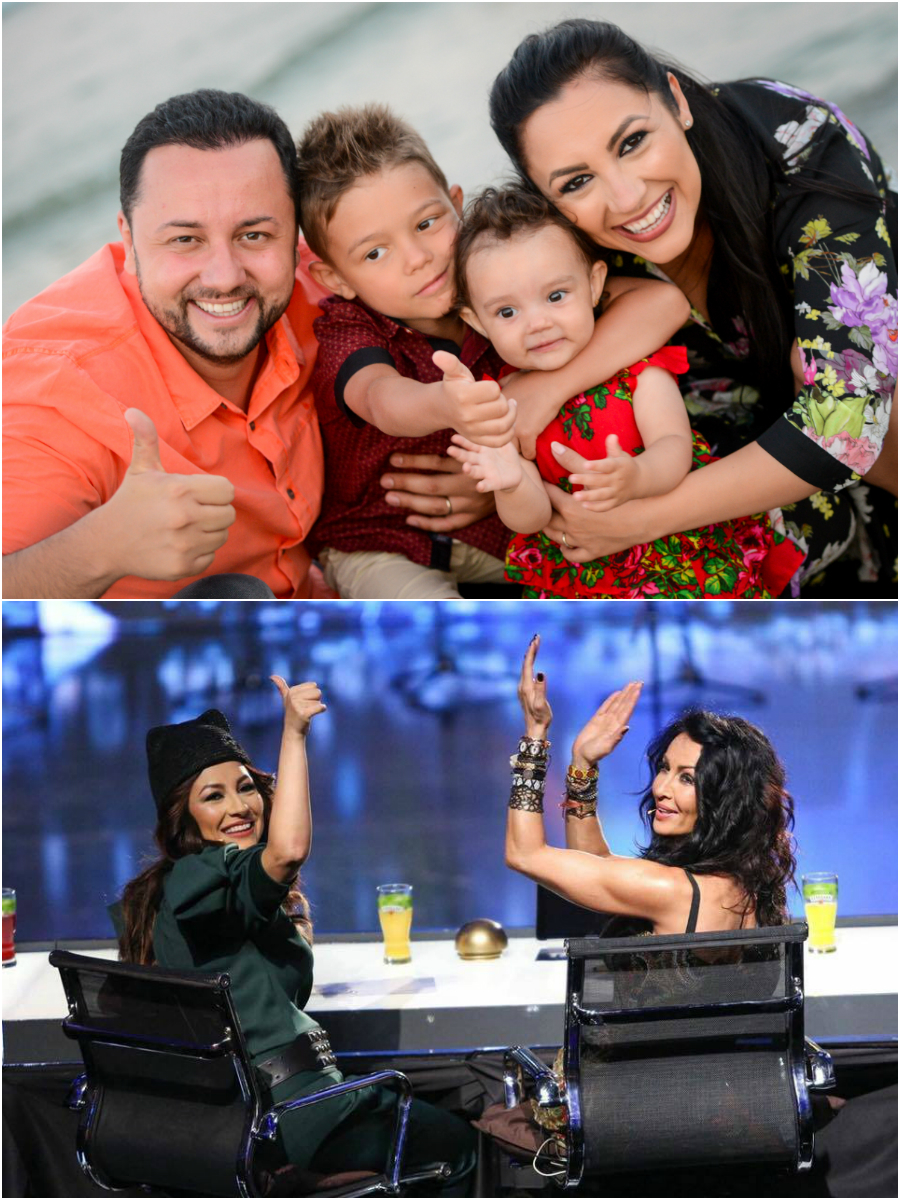 Andra şi Cătălin Măruţă au împreună doi copii. Cântăreaţa este jurat la emisiunea „Românii au talent“