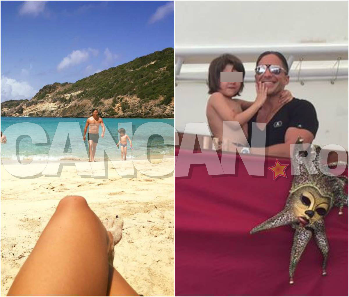 Cei doi sunt însoţiţi în vacanţă de fiul lor, pe care Gad îl adoră, în pofida faptului că aleargă adesea după alte femei în locul celei care l-a făcut tătic.