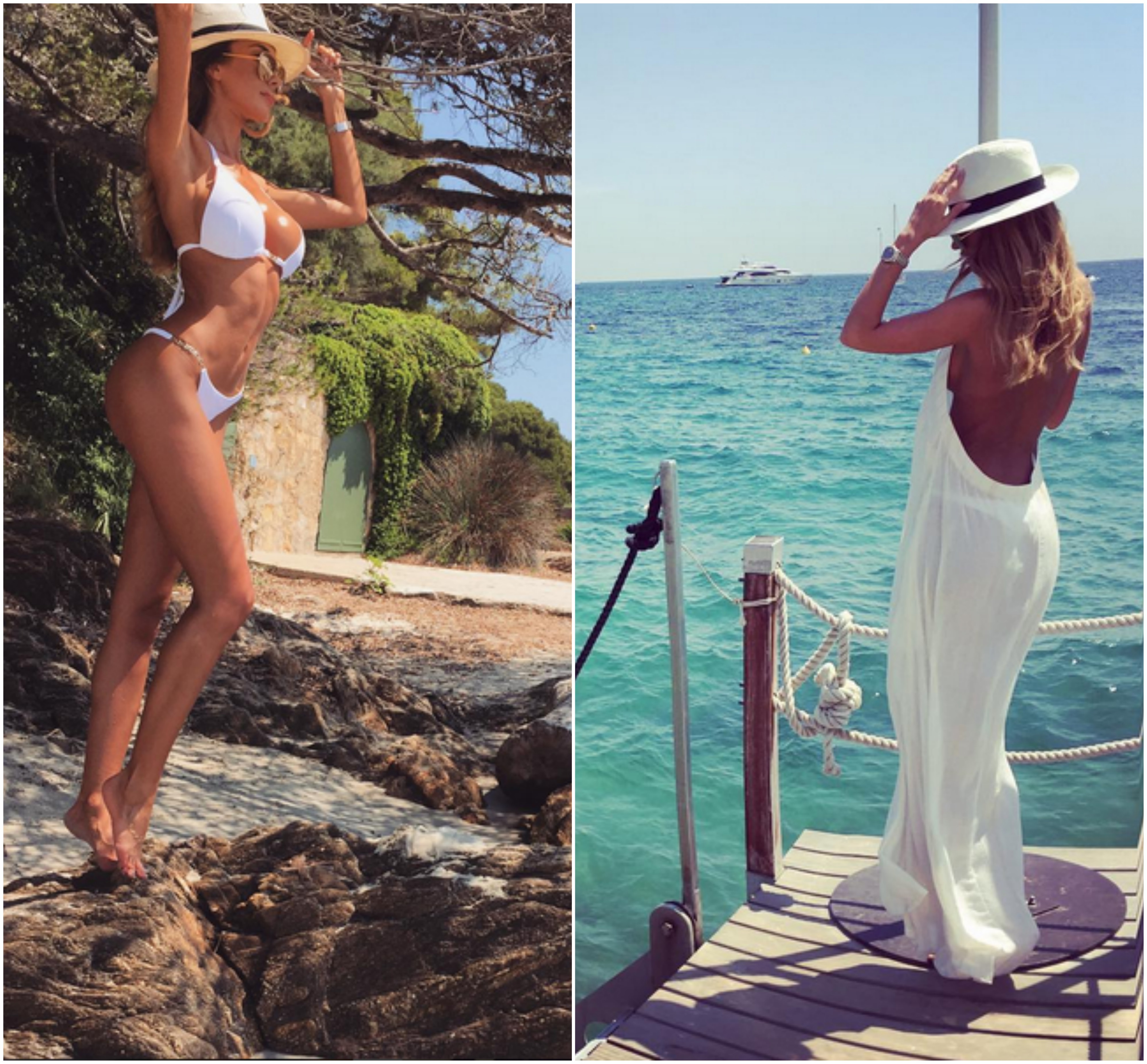 Nu doar în negru îi stă bine Orlandei! Şi îmbrăcată în alb arată tot demenţial.