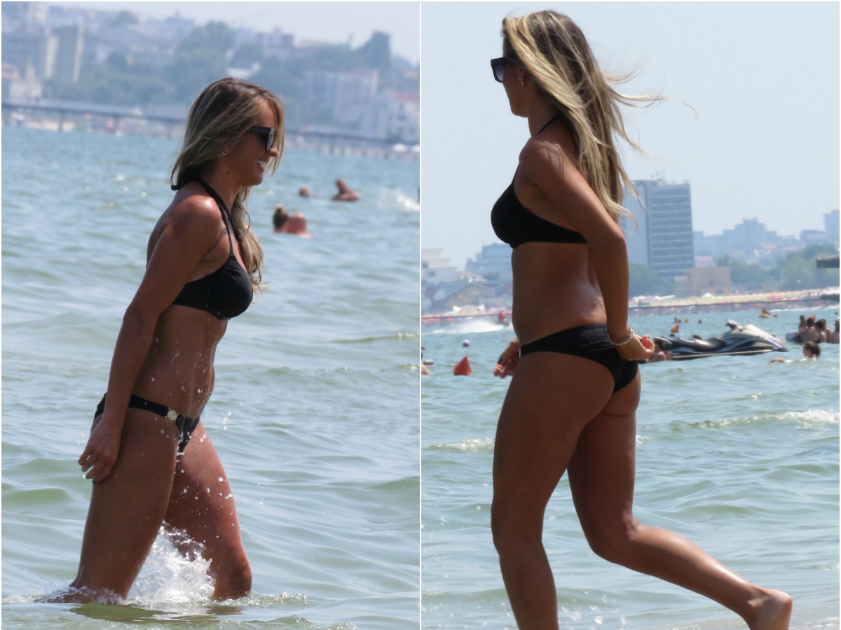 Diana a atras toate privirile când a apărut în costum de baie