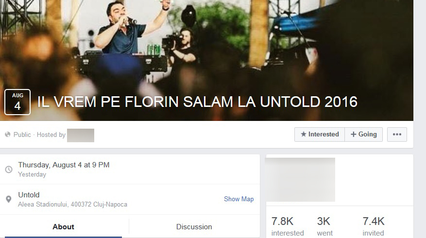 Internauţii au creat un grup destinat celor care îşi doresc să vină Florin Salam la festivalul UNTOLD.