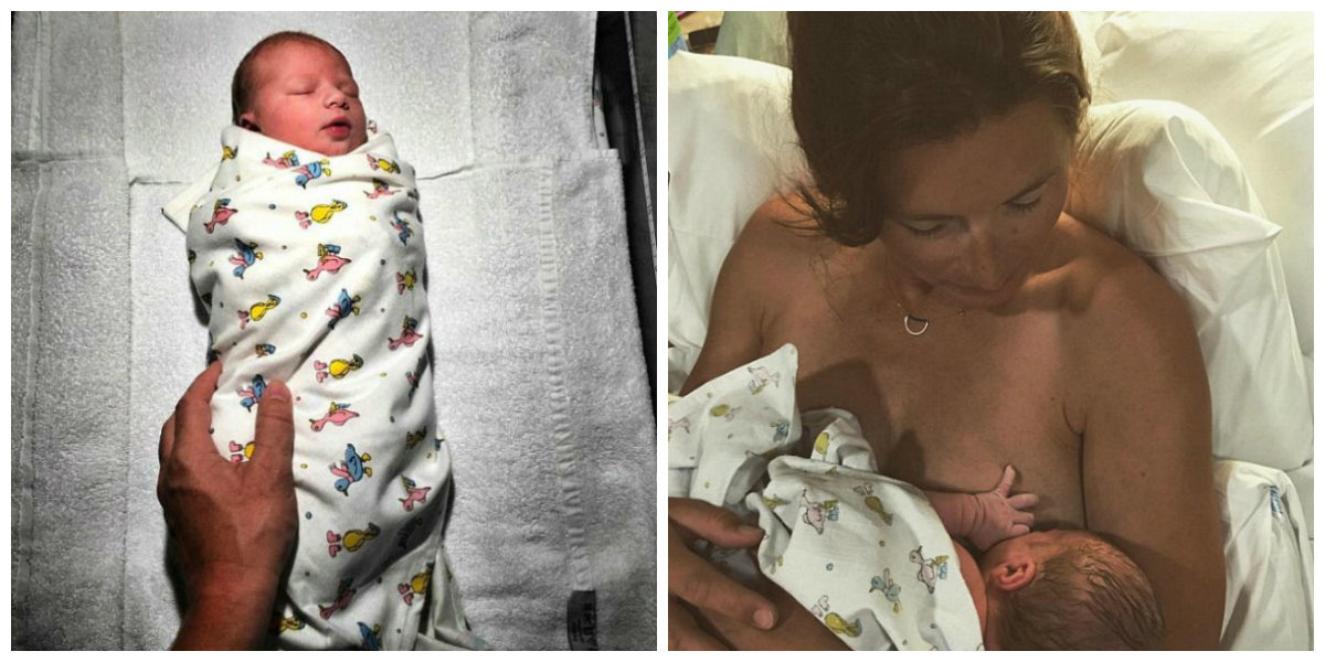 Soţia lui Jamie Oliver a născut un băieţel.