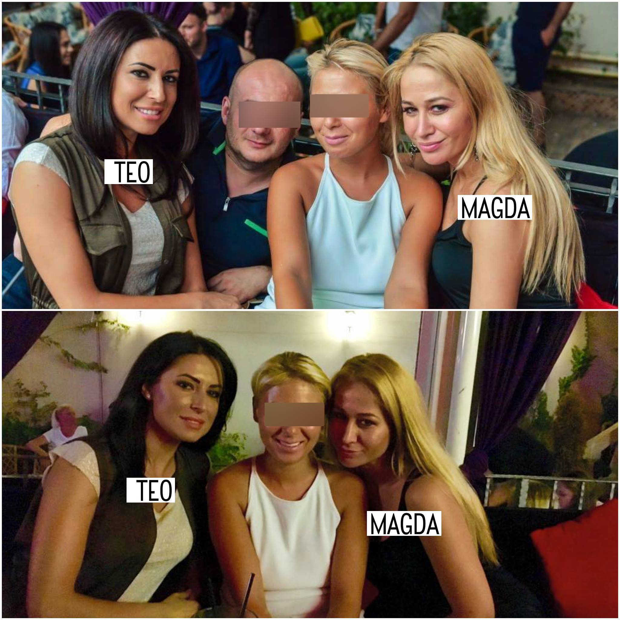 Cele două se înţeleg atât de bine, încât Magda şi-a permis să sară în braţele fostului soţ al prietenei sale.