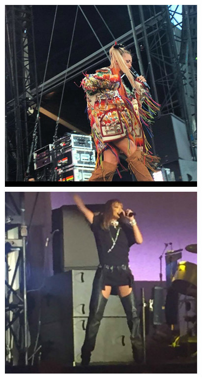 Delia a cântat în deschiderea concertului Rihannei. 