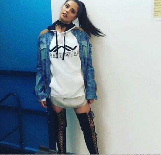 Antonia a făcut senzaţie cu ţinuta ei.