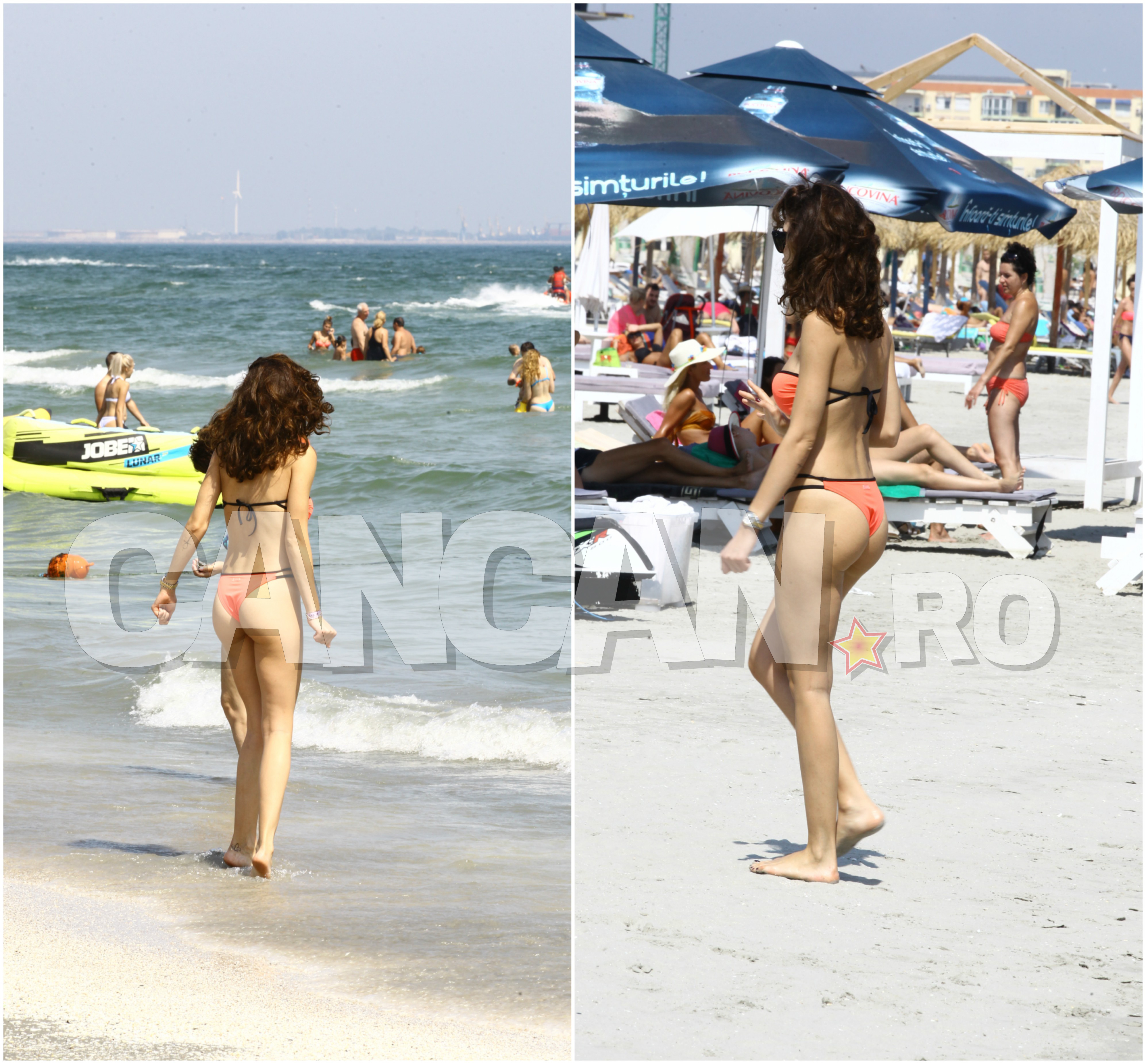 Cristina ICH a făcut furori pe plajă cu frumuseţea ei.