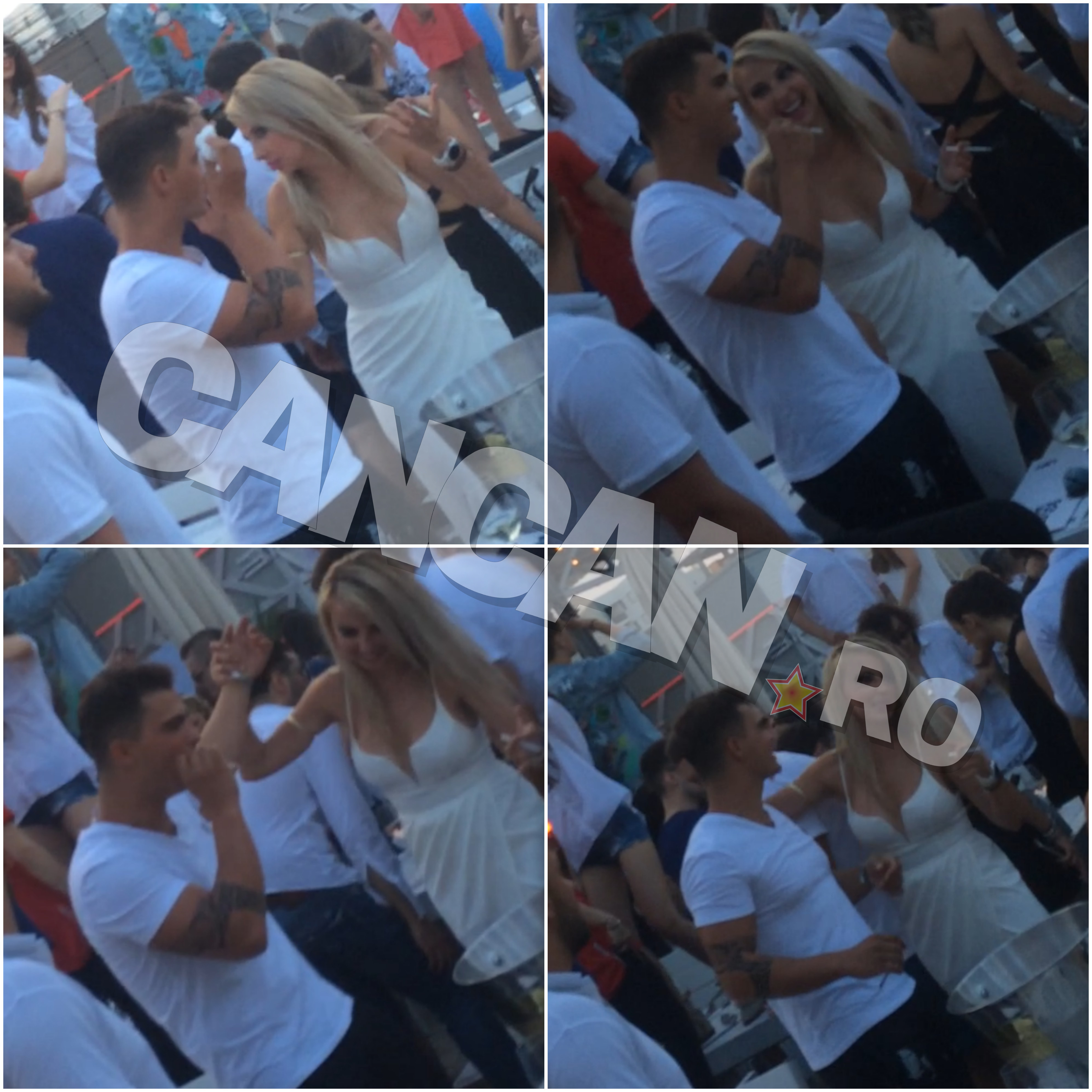 Iulian Demeter a dansat în club cu o blondă „lipicioasă“