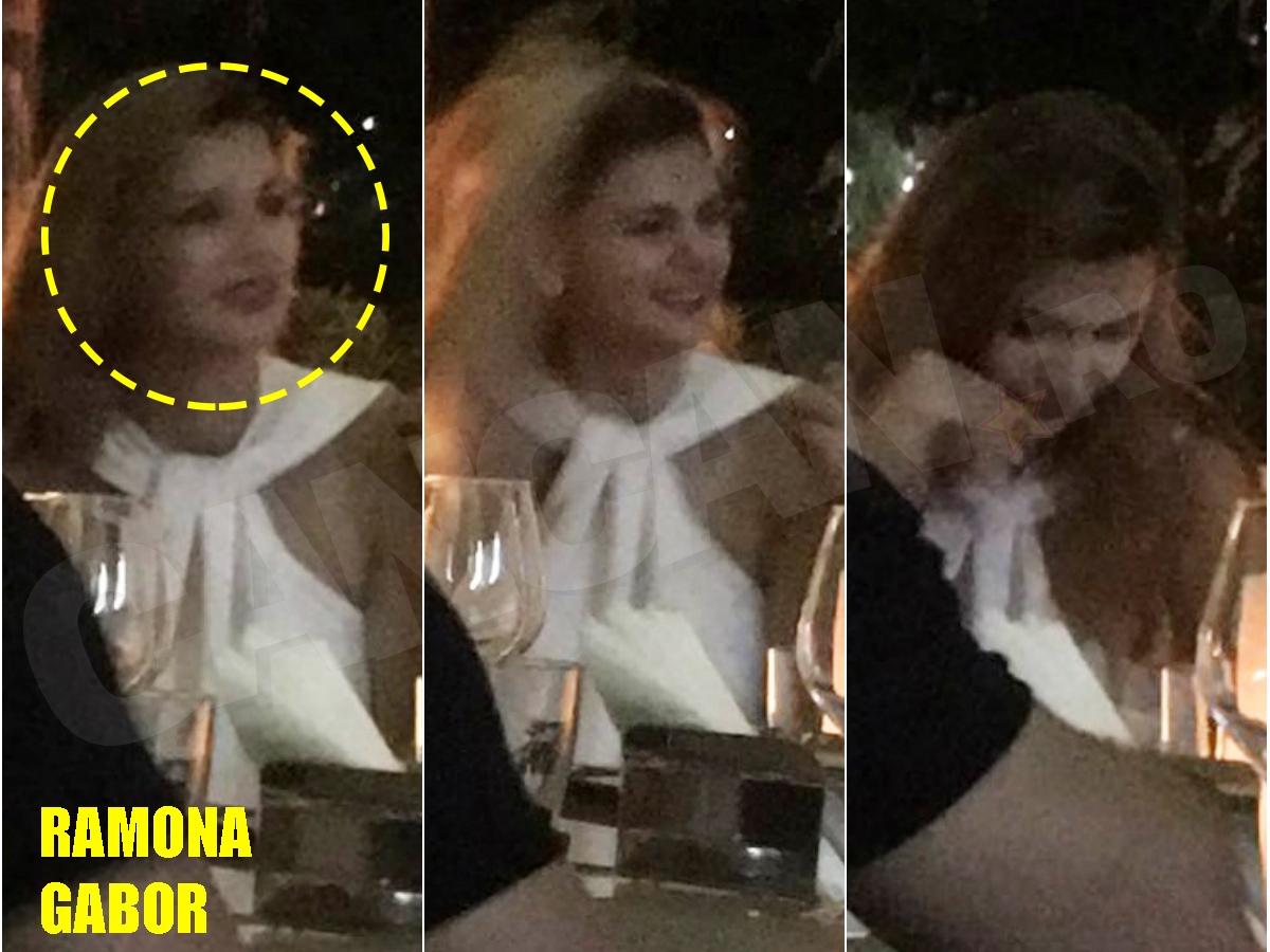 Ramona Gabor a petrecut în seara de miercuri pe o terasă din Capitală