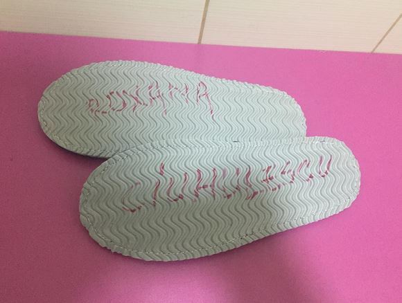 Roxana Ciuhulescu le-a arătat prietenilor virtuali această imagine la care a adăugat şi replica „Mi-a dat papucii“, în spirit de glumă