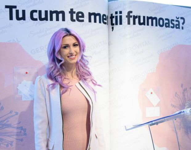 Andreea s-a îngrăşat extrem de puţin în timpul sarcinii.