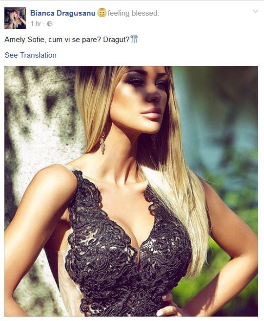 Bianca le-a cerut ajutorul internauţilor în ceea ce priveşte alegerea numelui viitoarei sale fetiţe