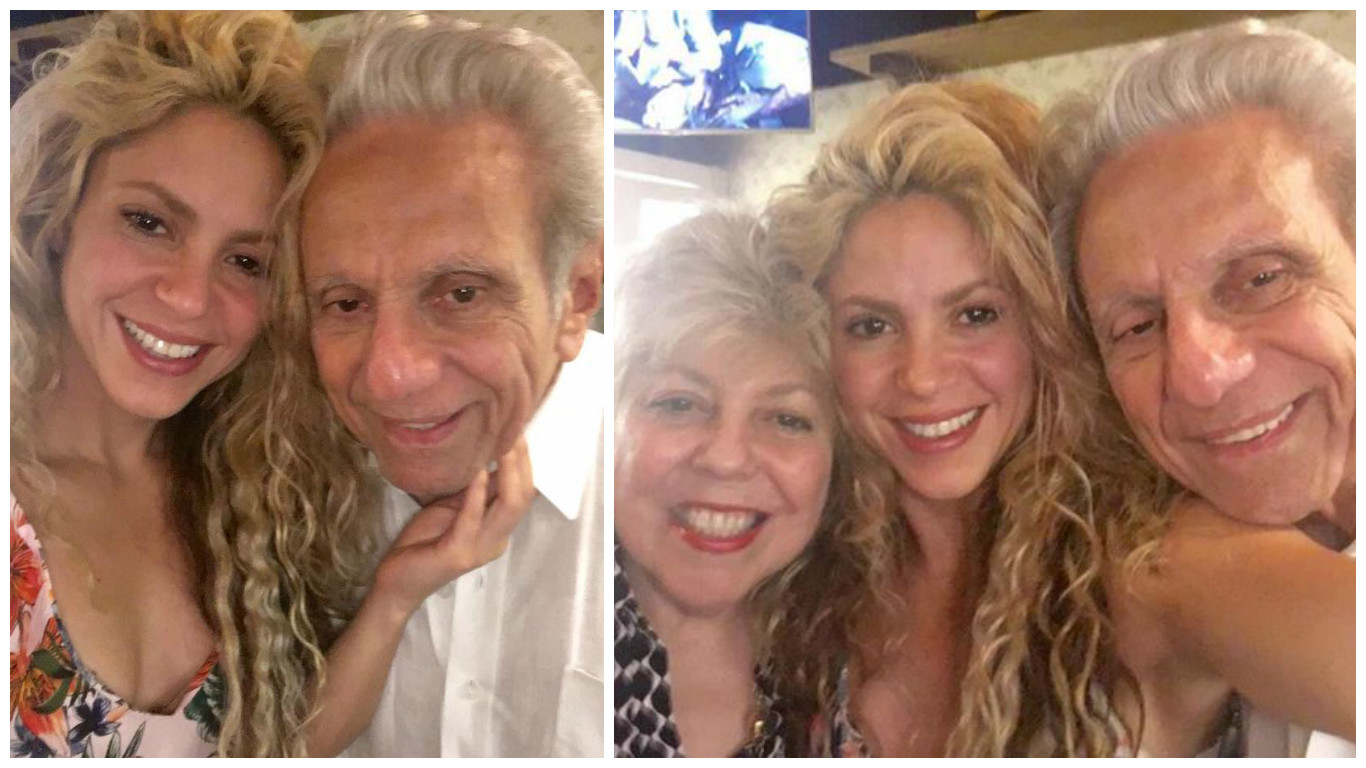 Tatăl Shakirei a împlinit 85 de ani.