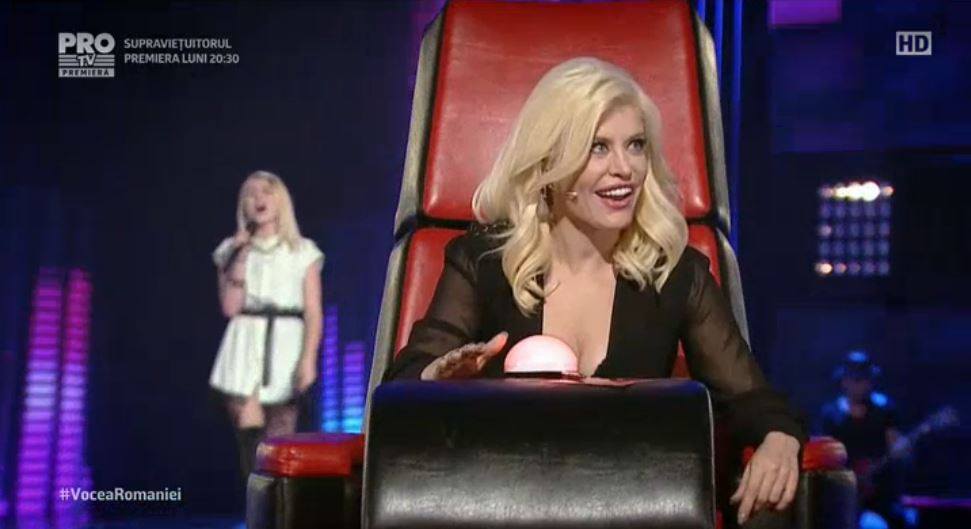 Loredana a fost foarte impresionată de povestea şi vocea Rucsandrei.