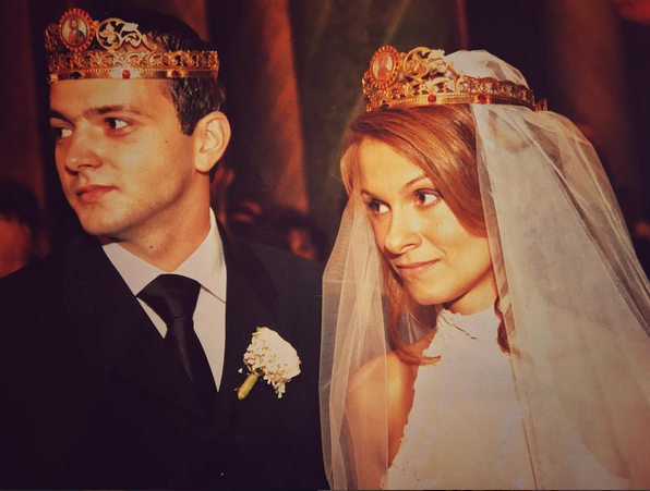 Mihai şi Gabriela au serbat 10 ani de căsnicie.