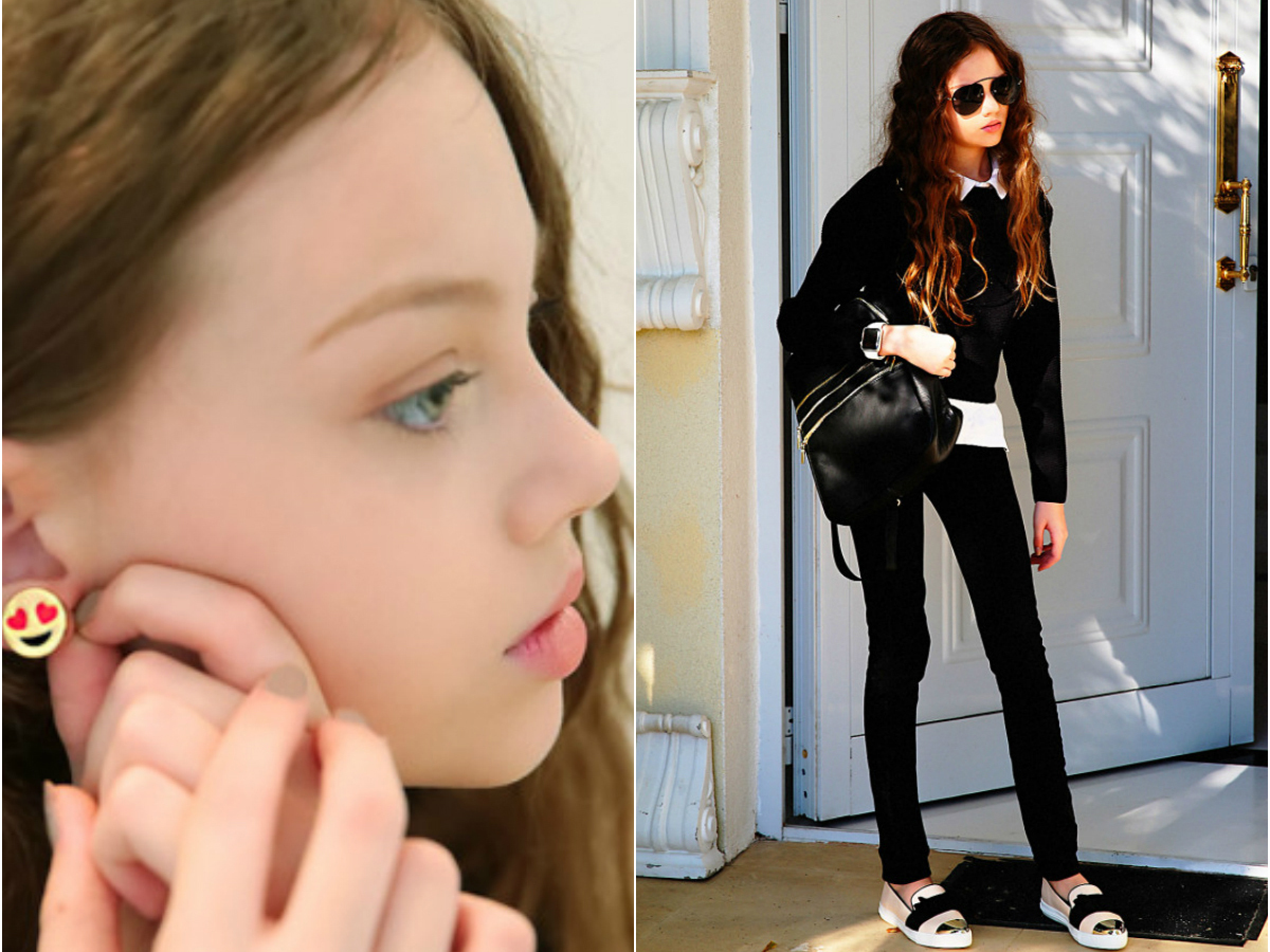 Aşa s-a îmbrăcat Noelle Vlasov în prima zi de şcoală