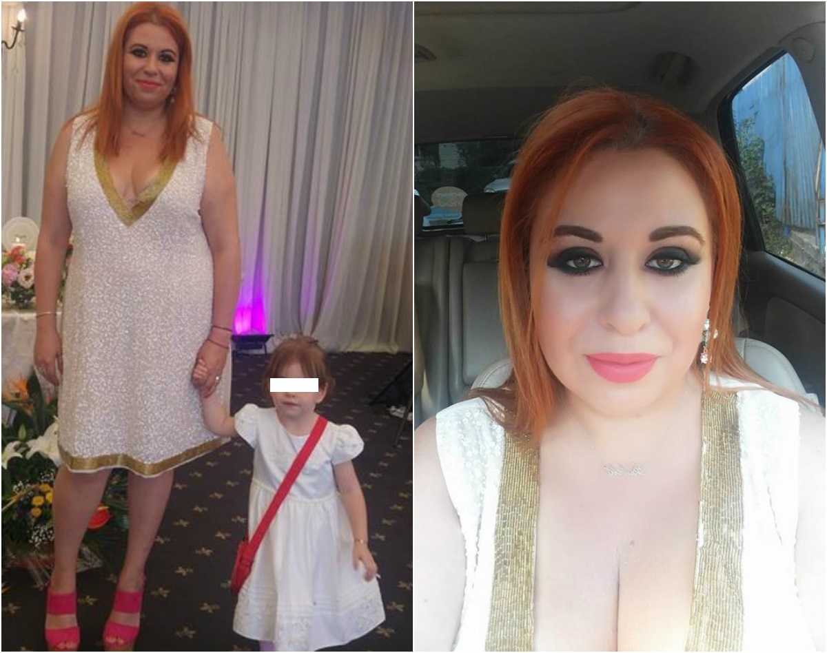 Oana Roman a publicat mai multe imagini în care apare într-o rochiţă sexy, c-un decolteu adânc