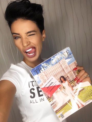 Adelina a apărut pe coperta unei reviste celebre.