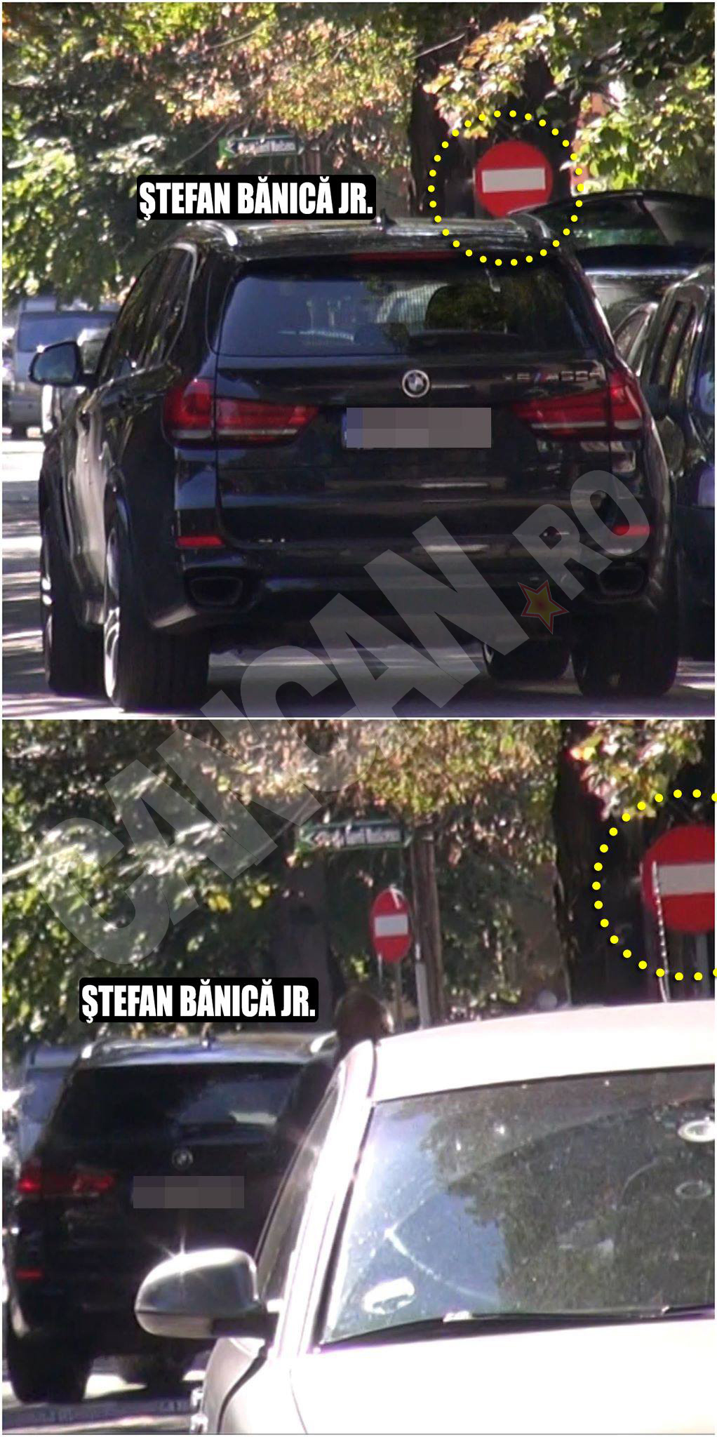 Ştefan Bănică Jr. a ignorat complet semnul de interzis!