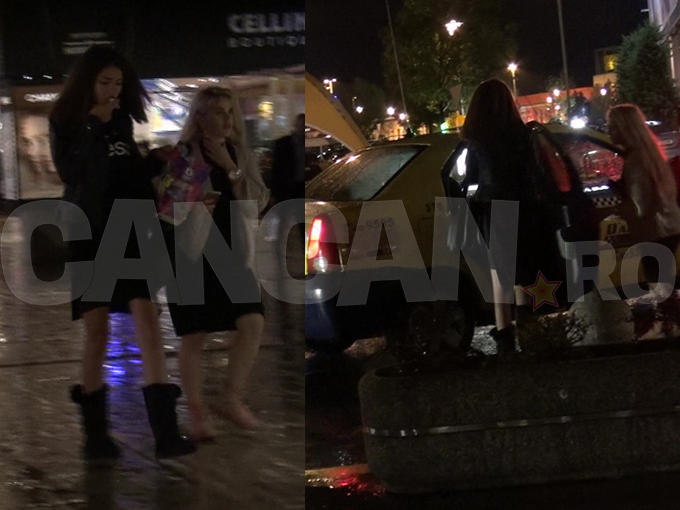 Fiica lui Boureanu s-a urcat într-un taxi însoţită de prietena ei