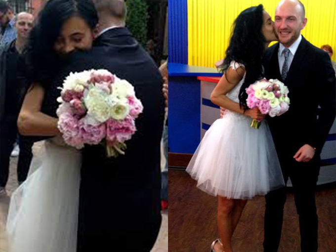 Bordea şi Livia s-au căsătorit în 2014.