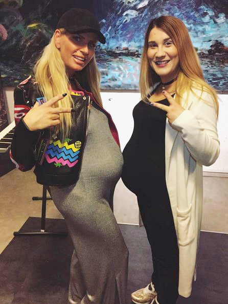 Andreea Bănică şi Adda vor deveni, cât de curând, mămici, fiind aproape de finalul lunilor de sarcină