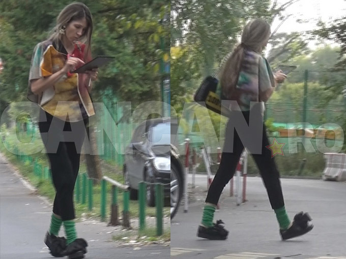 Aceasta este ţinuta pe care Silvia a ales-o pentru o plimbare în parc.