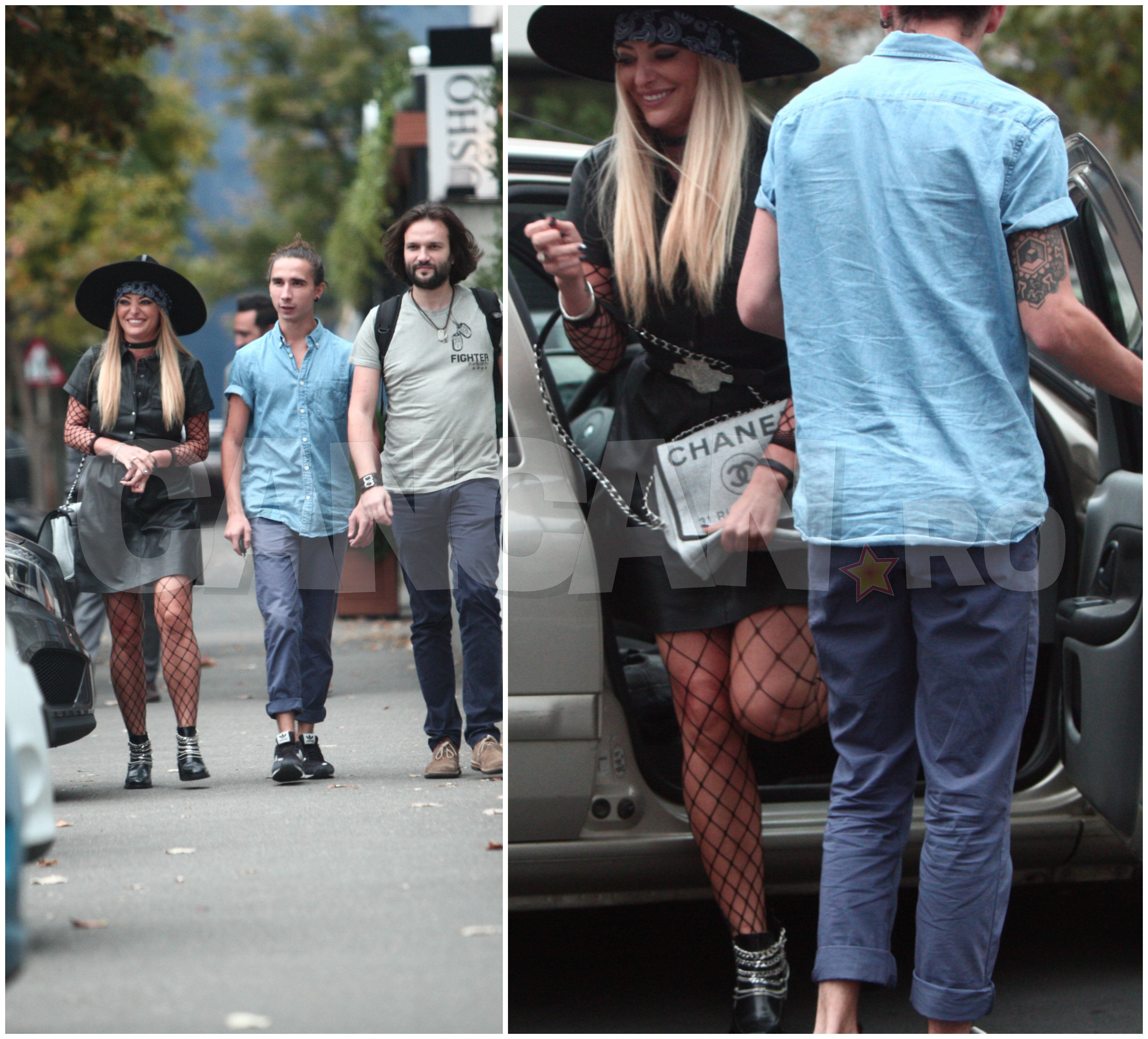 După ce s-a distrat de minune alături de cei doi amici, Delia a fost 