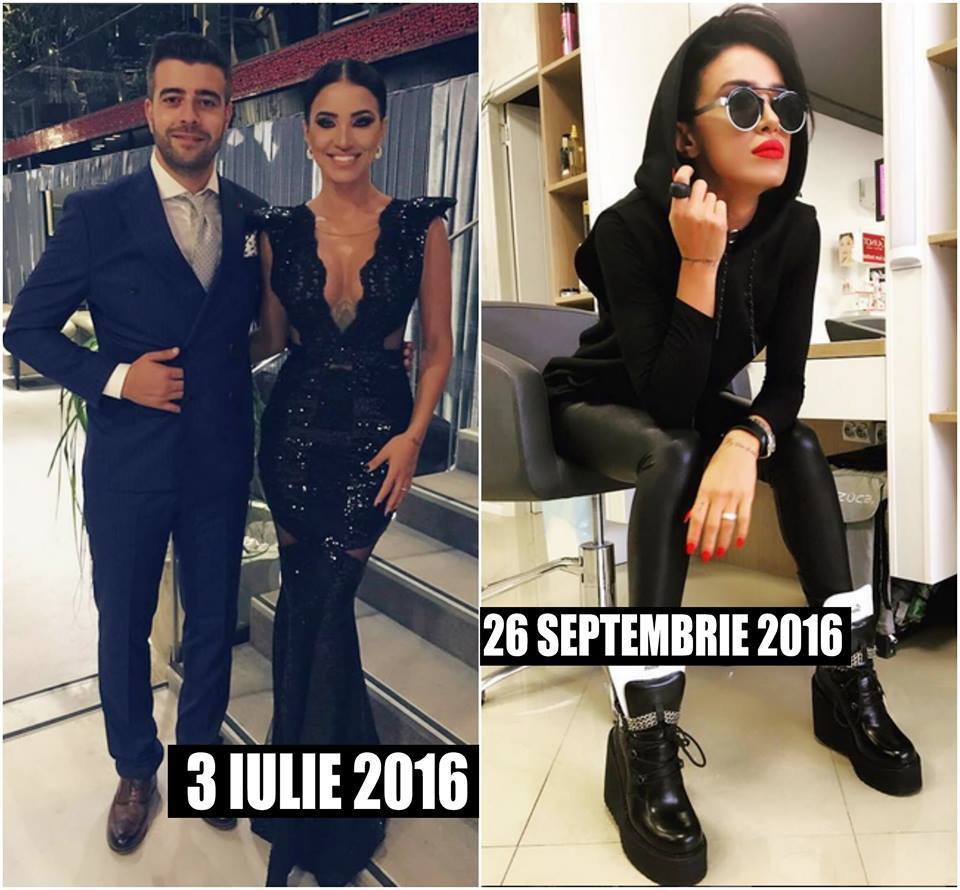 Adelina a tot purtat inelul primit la începutul acestui an.