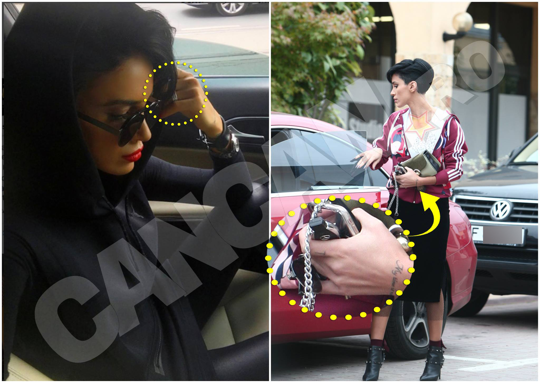 Chiar dacă, în urmă cu nici o lună, Adelina purta încă bijuteria, în fotografiile CANCAN.ro inelul a dispărut misterios!