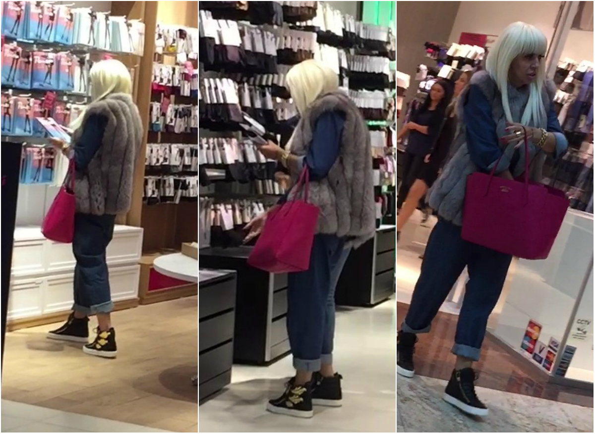 Raluca Bădulescu avea senzaţia că nu o observă nimeni, atunci când a ieşit la cumpărături