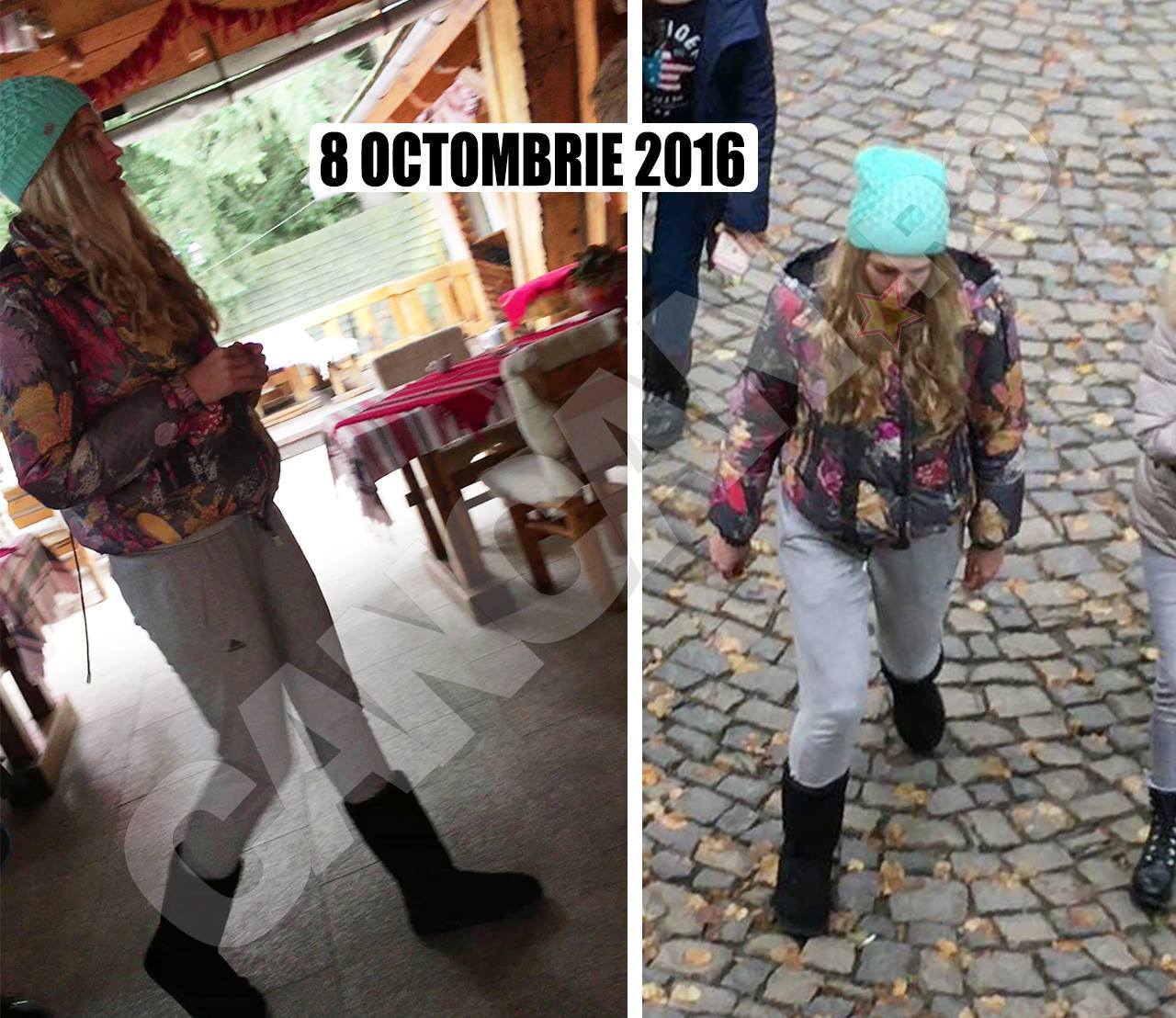 În plin divorţ, Alina s-a relaxat la Poiana Braşov