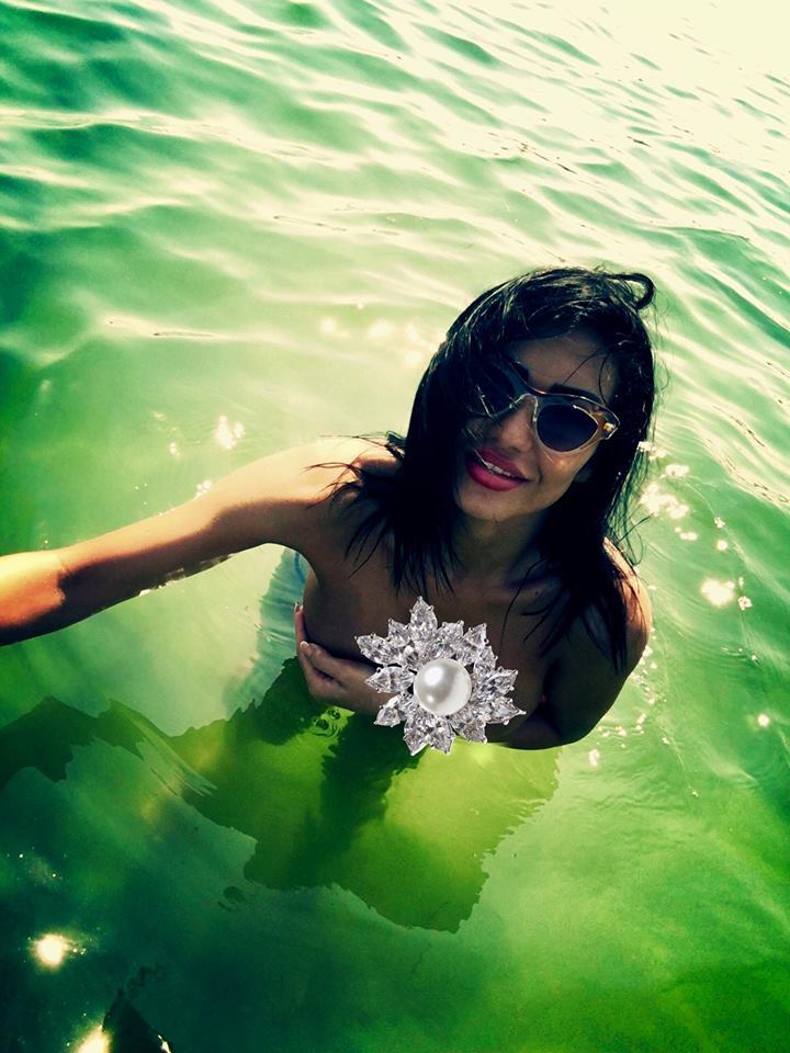 Margherita le-a arătat prietenilor virtuali această imagine în care apare dezbrăcată