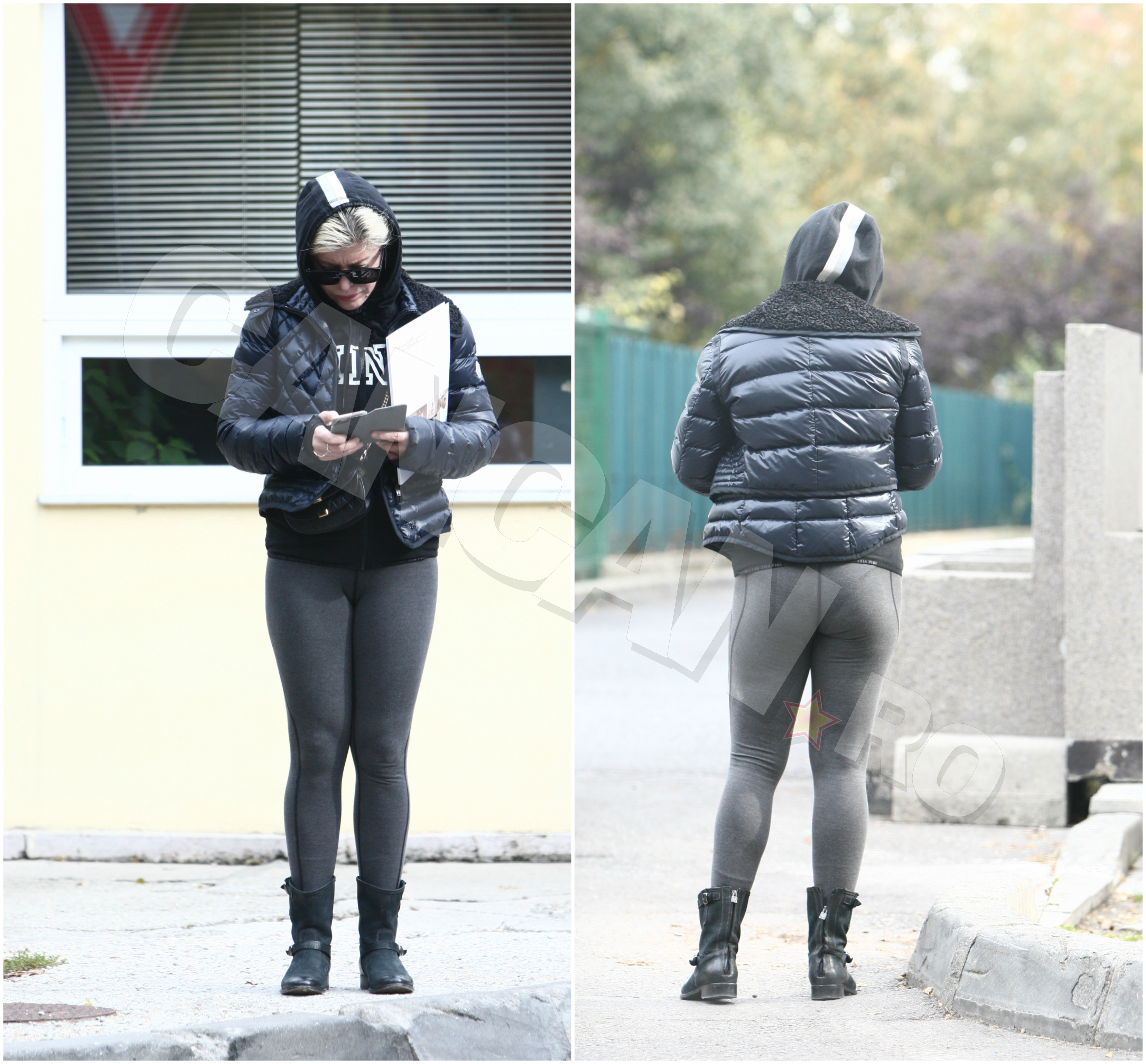 Loredana Groza nu se fereşte să apară în public într-o pereche de colanţi extrem de mulaţi.