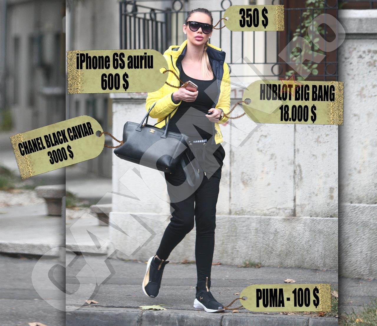 Bianca este o divă sofisticată, care nu se teme să se afişeze în public purtând o mică avere în accesorii.