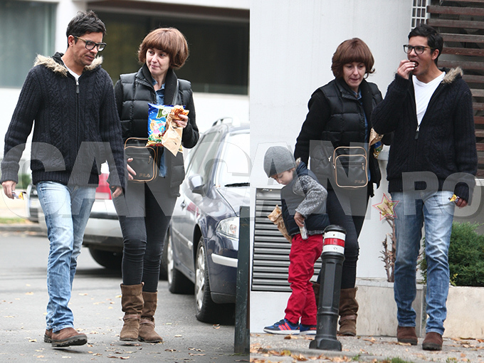 Lucian Viziru a mers cu soţia şi băieţelul lor în parc.