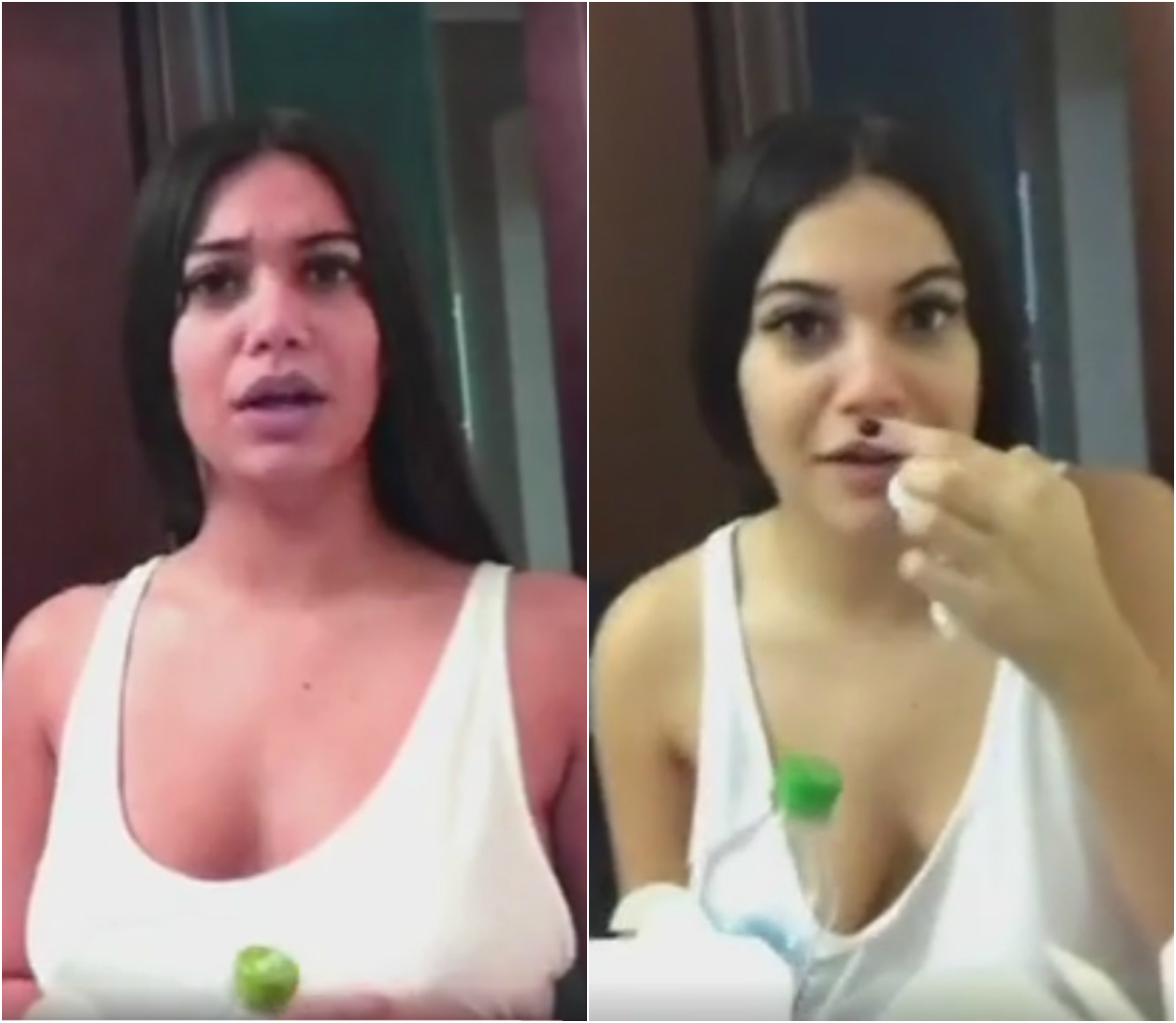 Betty Salam a apărut într-o filmare făcută de iubitul ei, în care nu poartă sutien